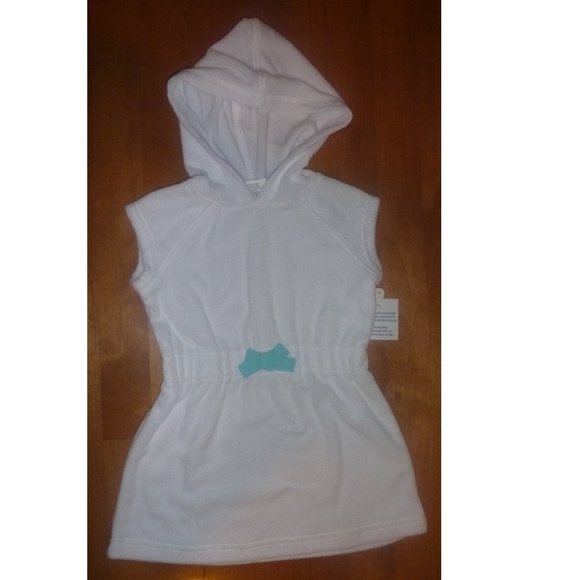 Wave Zone Other - Baby Girls Wave Zone Hooded Bathing Suit Swim Cover Up Size 12 months   NWT